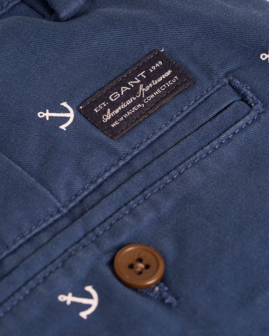Homme | Shorts | GANT | Anchor Shorts Indigo Blue