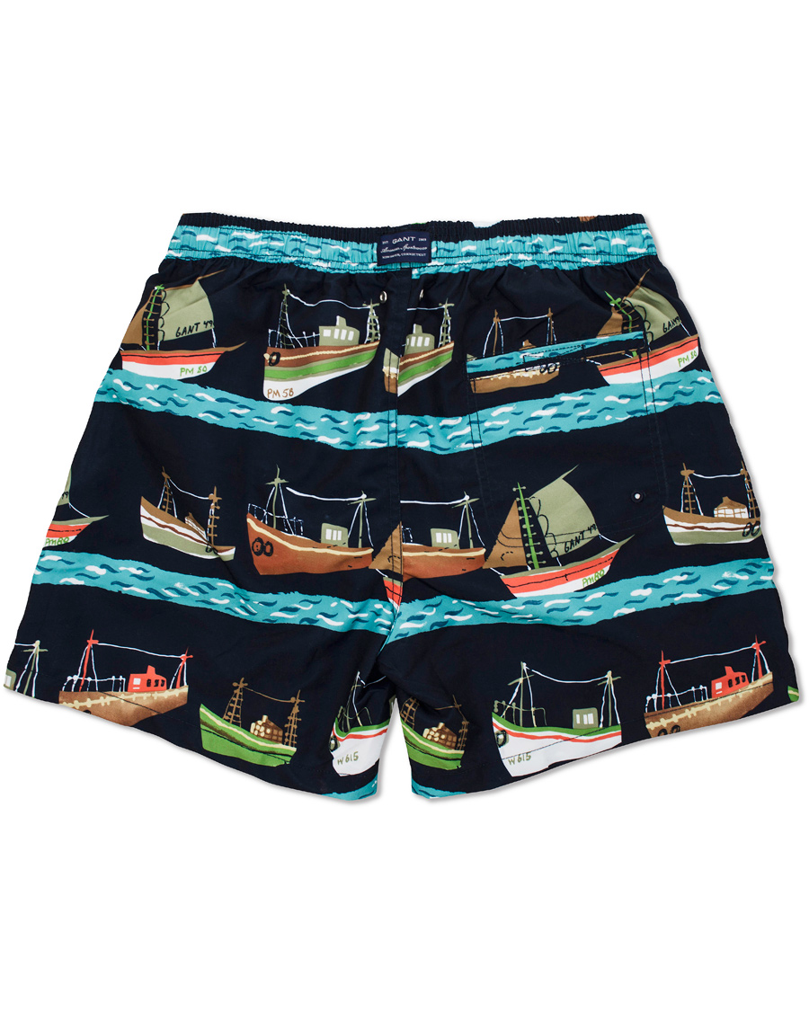 Homme | Maillots De Bain | GANT | Vintage Sailrace Swim Boxer Classic Blue