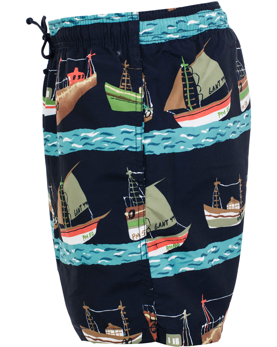 Homme | Maillots De Bain | GANT | Vintage Sailrace Swim Boxer Classic Blue