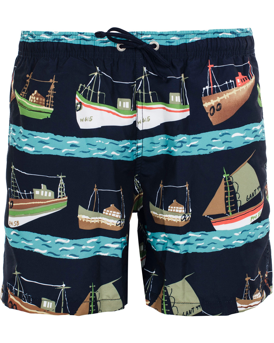 Homme | Maillots De Bain | GANT | Vintage Sailrace Swim Boxer Classic Blue
