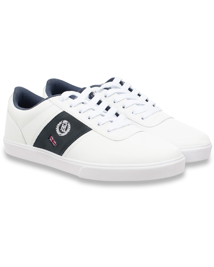 Heren | Henri Lloyd Bandrake Trainer Sneaker White/Navy | Henri-Lloyd | Henri Lloyd Bandrake Trainer Sneaker White/Navy