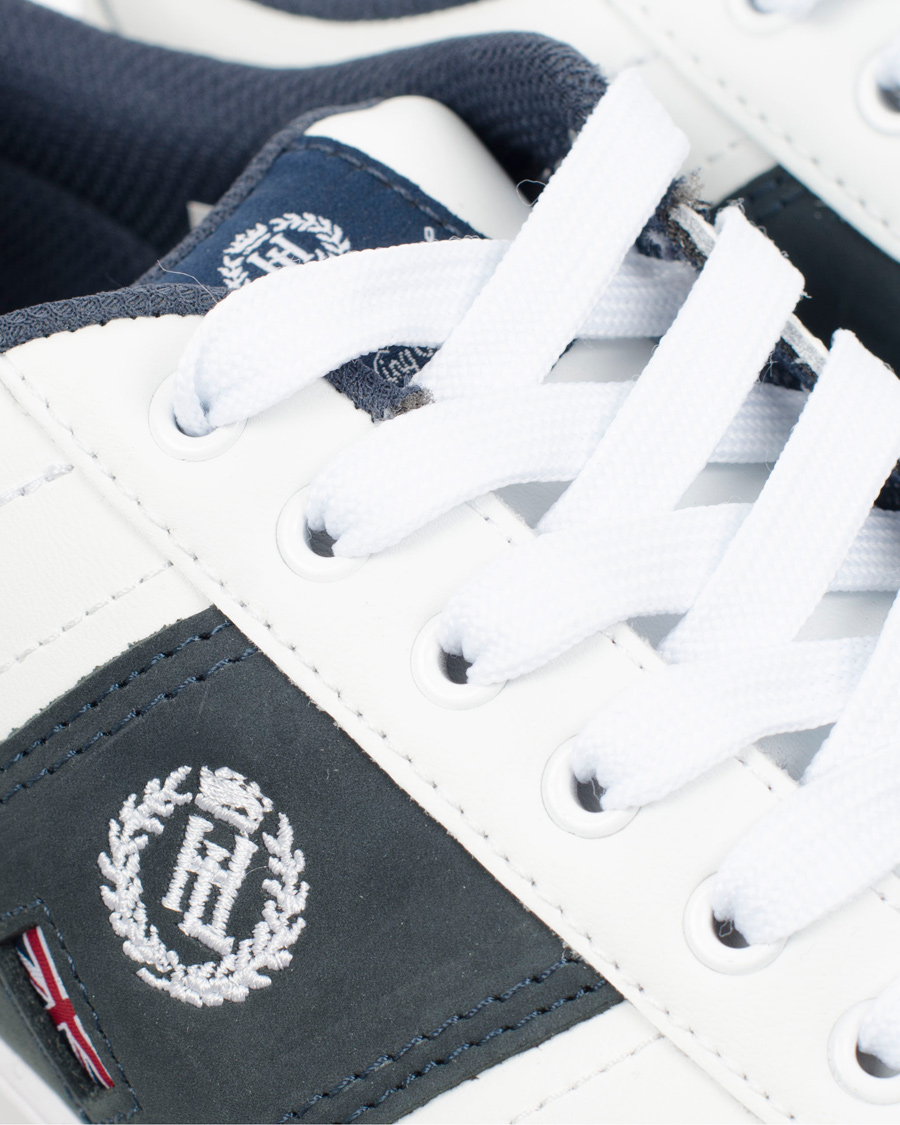 Heren | Henri Lloyd Bandrake Trainer Sneaker White/Navy | Henri-Lloyd | Henri Lloyd Bandrake Trainer Sneaker White/Navy