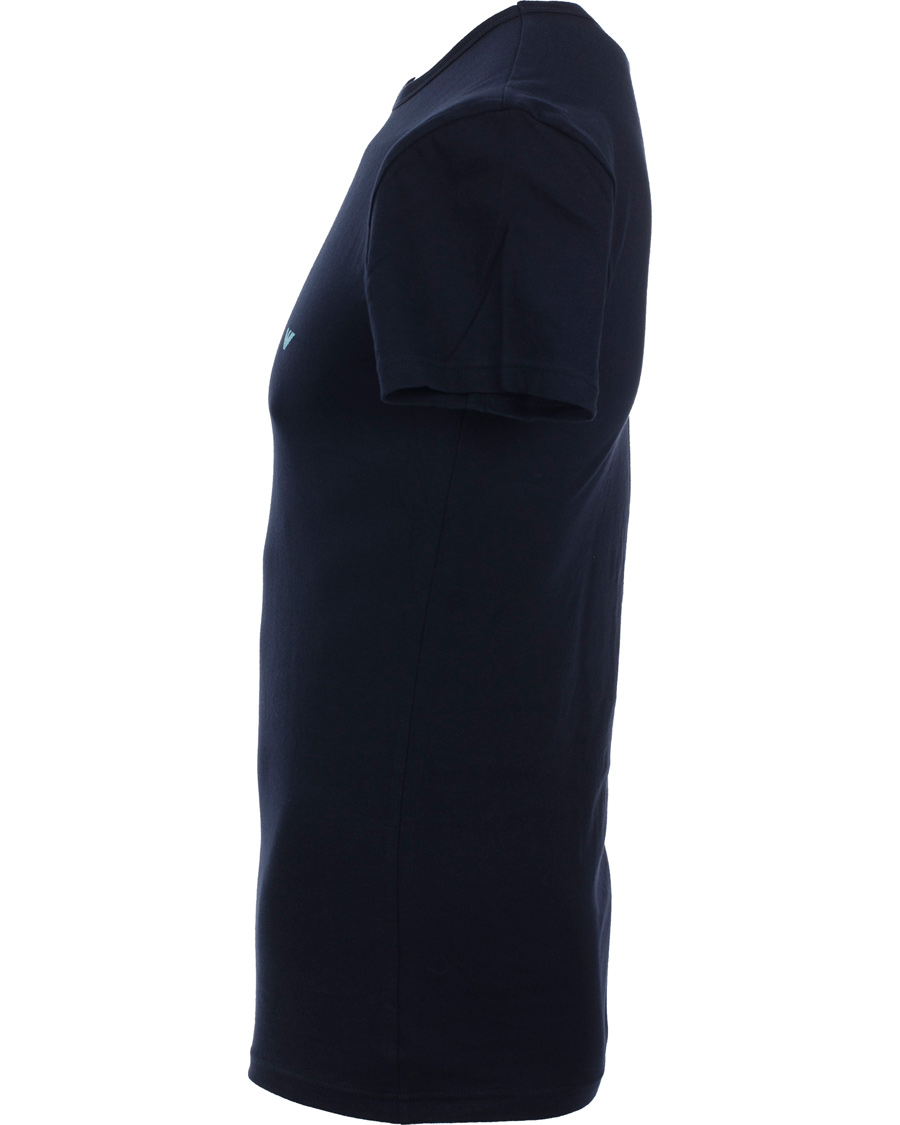 Homme | T-shirts | Emporio Armani | 2-Pack T-shirt Regular Fit Navy/Blue