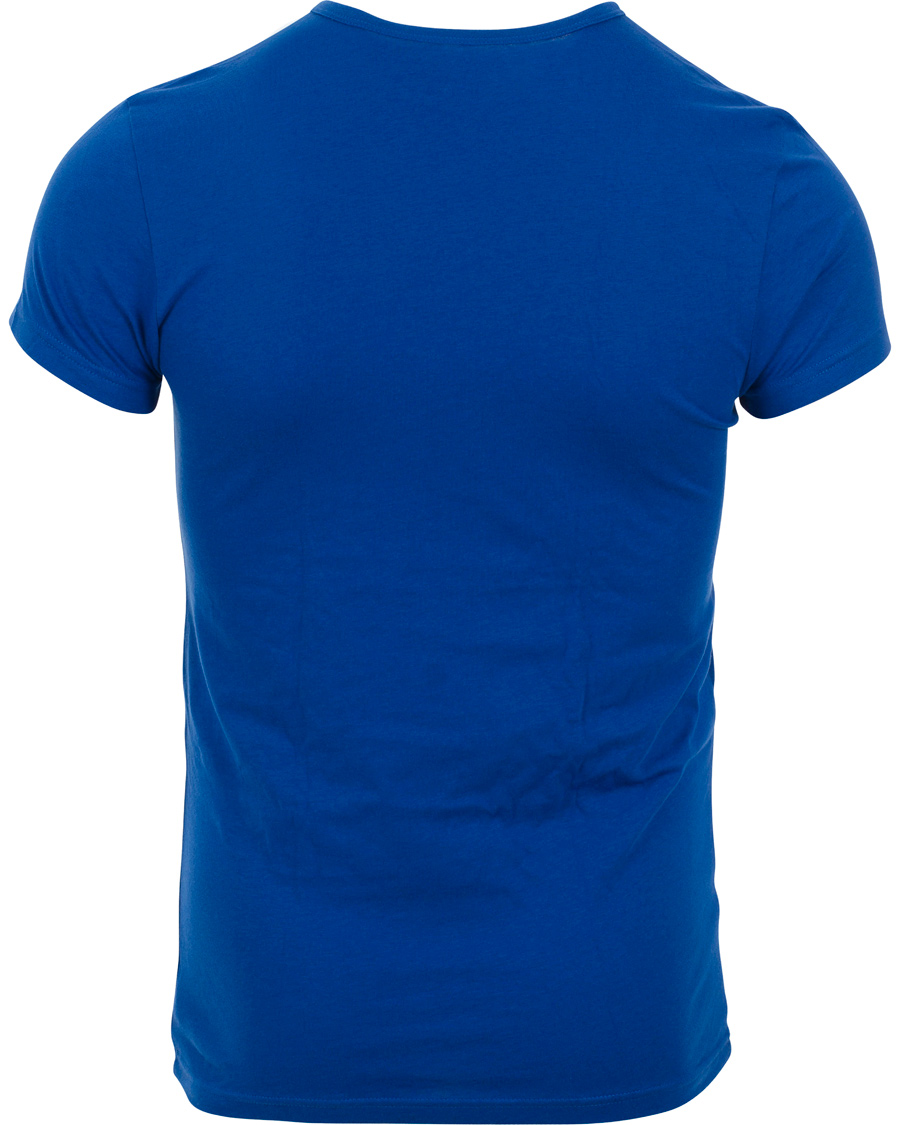 Homme | T-shirts | Emporio Armani | 2-Pack T-shirt Regular Fit Navy/Blue