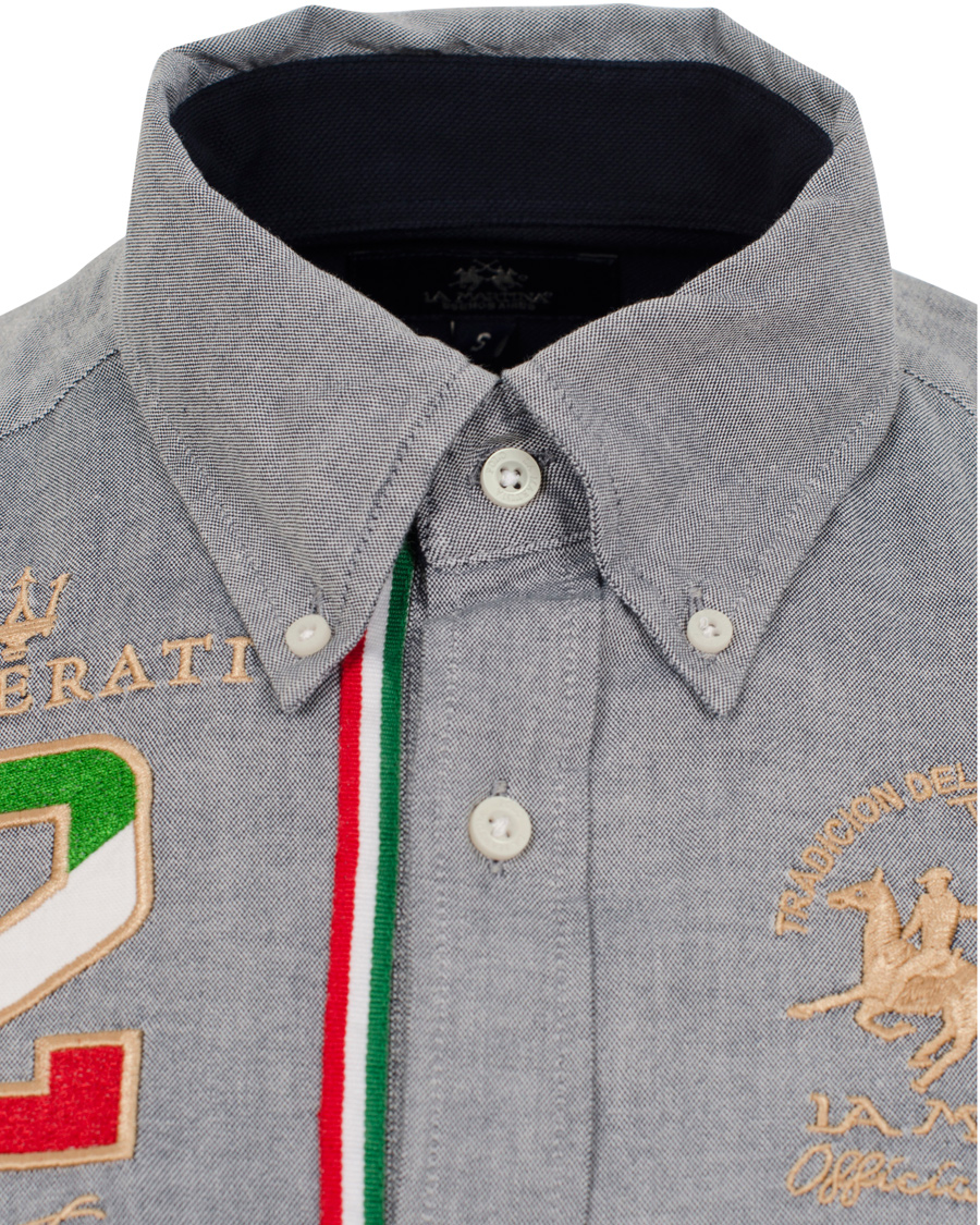 Heren | Overhemden | La Martina | Maserati Oxford Shirt Navy