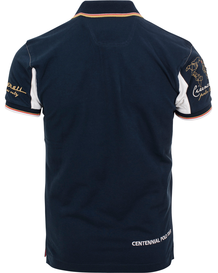 Homme | Polos | La Martina | Maserati Piquet Navy