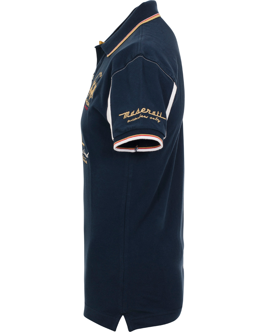 Homme | Polos | La Martina | Maserati Piquet Navy