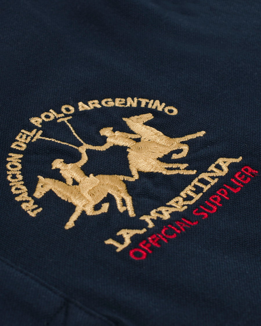 Homme | Polos | La Martina | Maserati Piquet Navy