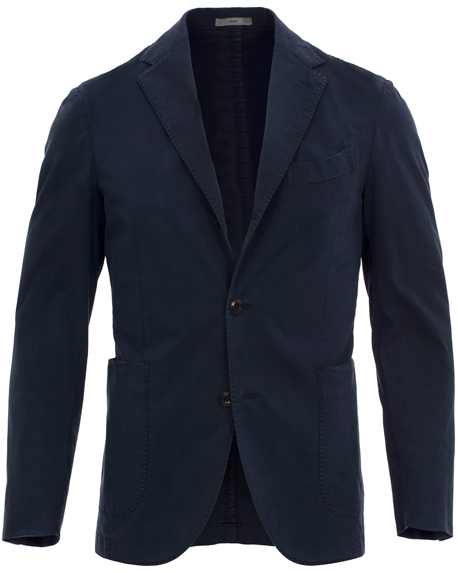 Heren | Blazers | Boglioli | Coat Cotton Blazer Navy