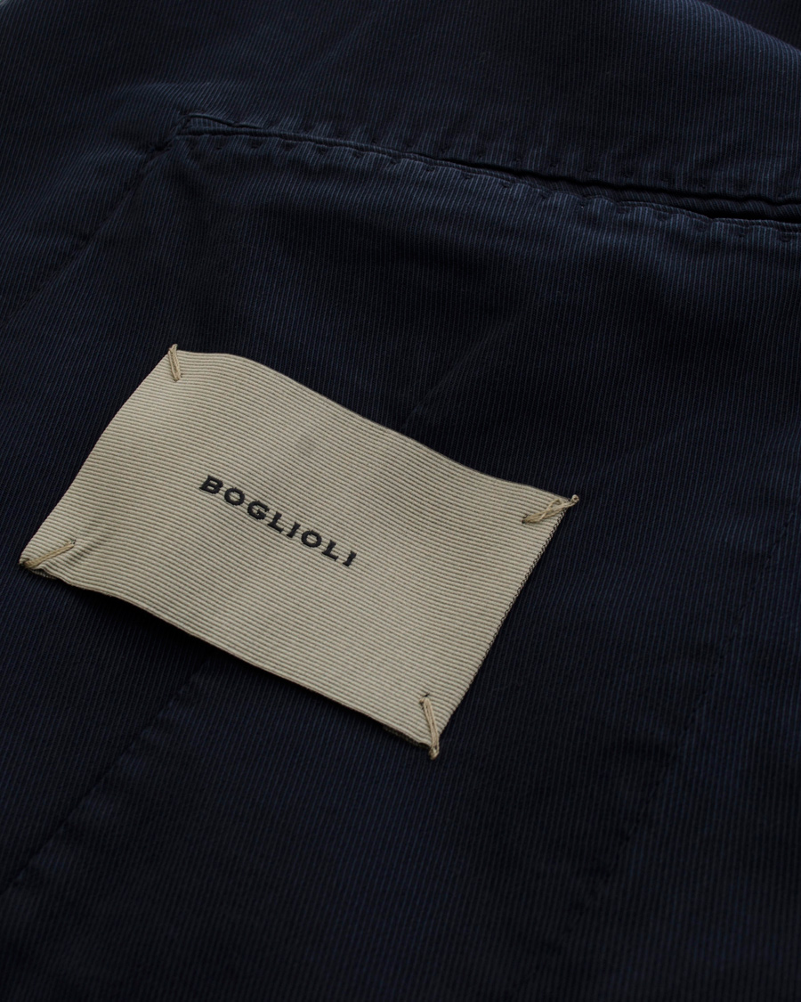 Heren | Blazers | Boglioli | Coat Cotton Blazer Navy