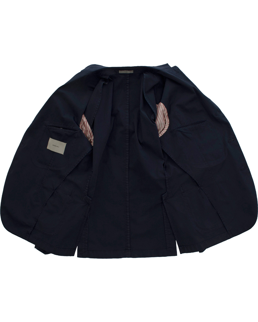 Heren | Blazers | Boglioli | Coat Cotton Blazer Navy