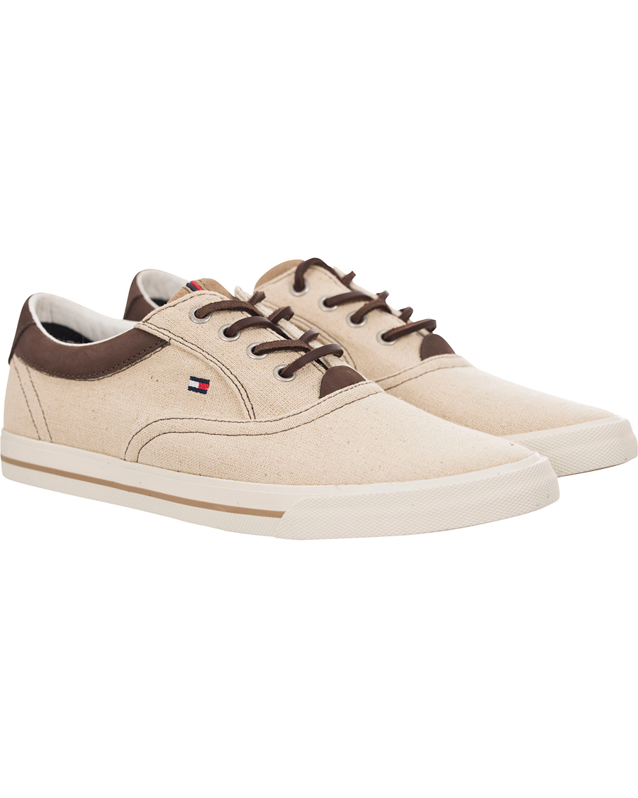 Homme | Tommy Hilfiger Winston 2C Canvas Sneaker Sand | Tommy Hilfiger | Winston 2C Canvas Sneaker Sand