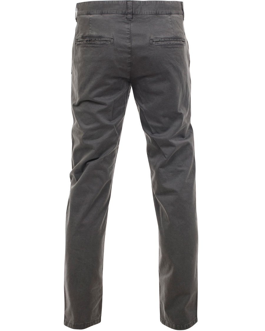 Heren | Broeken | Boomerang | Steeve Cotton Satin Chino Seagull Grey