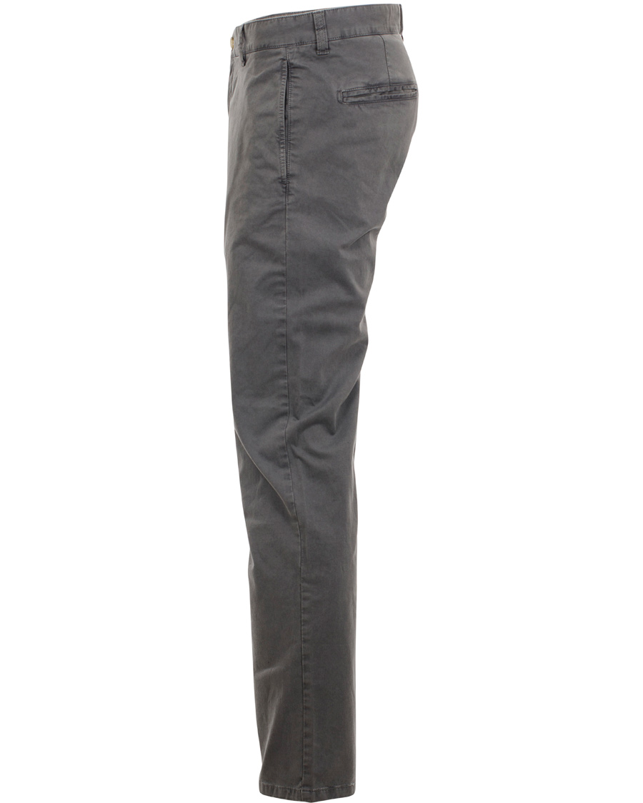 Heren | Broeken | Boomerang | Steeve Cotton Satin Chino Seagull Grey