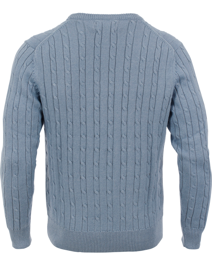 Heren | Truien | Boomerang | Lund Cable Knit Aura Blue