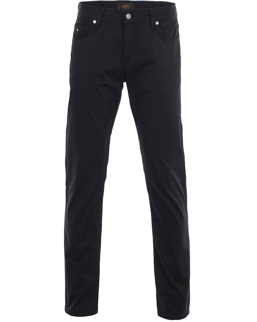 Heren | Broeken | J.Lindeberg | Jay Satin Jeans Black