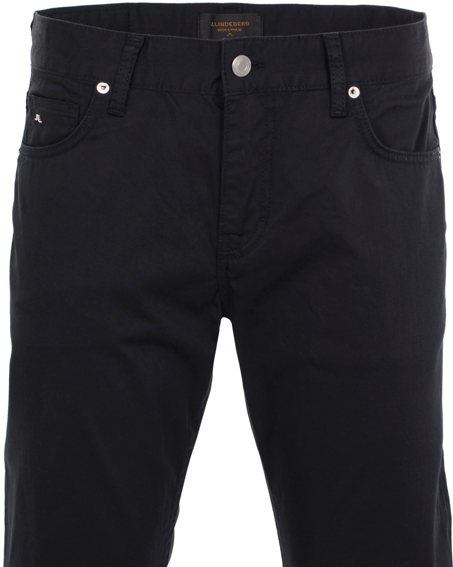 Heren | Broeken | J.Lindeberg | Jay Satin Jeans Black