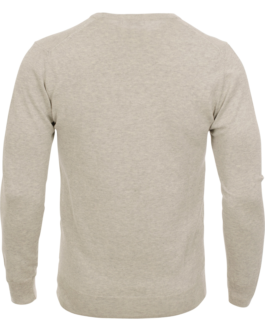 Homme | Pulls Et Tricots | J.Lindeberg | Melvin V-Neck Fine Cotton Pullover Light Grey
