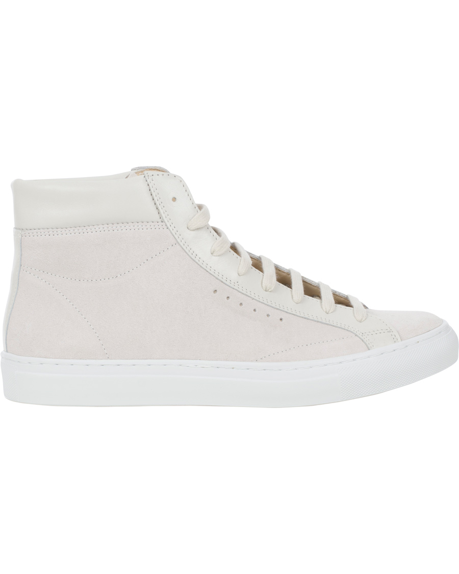 Homme | Filippa K Morgan Suede High Sport Shoe White | Filippa K | Morgan Suede High Sport Shoe White