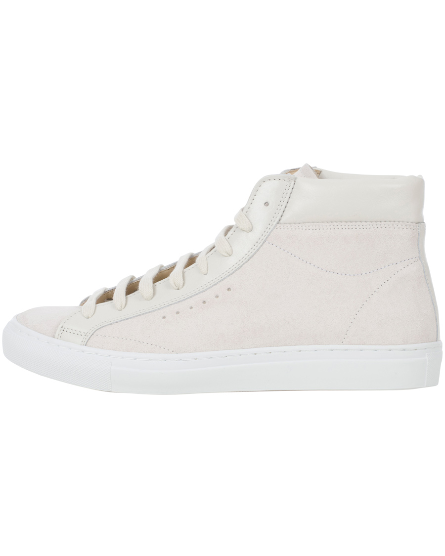 Homme | Filippa K Morgan Suede High Sport Shoe White | Filippa K | Morgan Suede High Sport Shoe White