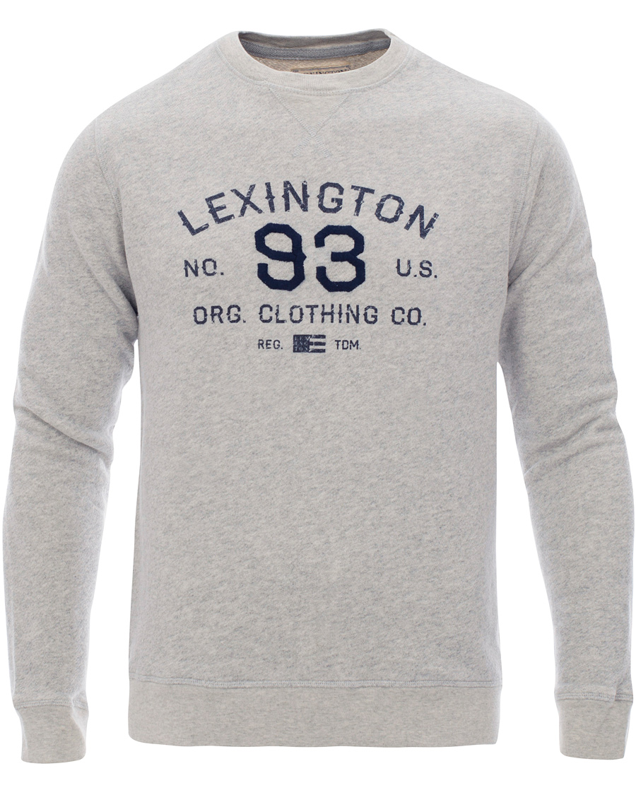 Homme | Pulls Et Tricots | Lexington | Lucas Sweatshirt Light Warm Grey Melange