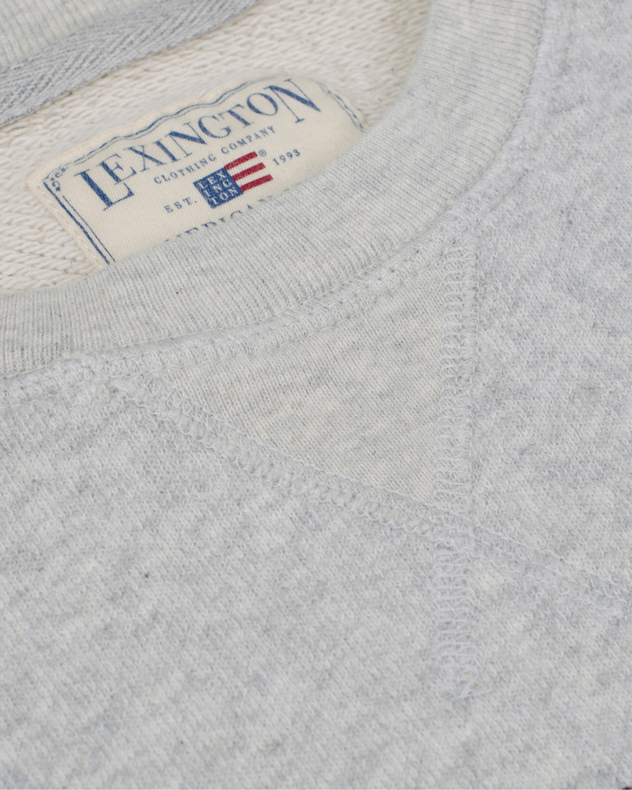 Homme | Pulls Et Tricots | Lexington | Lucas Sweatshirt Light Warm Grey Melange