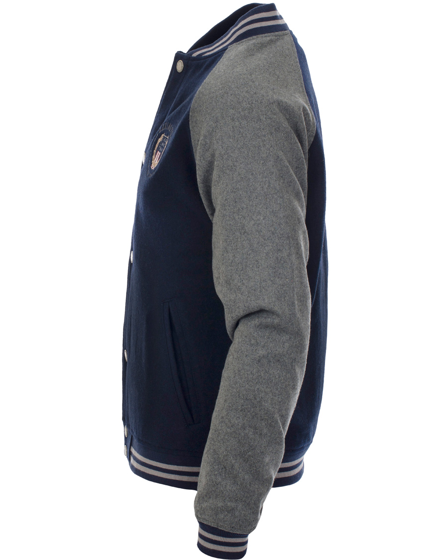 Homme | Manteaux Et Vestes | Lexington | Quincy Baseball Jacket Deepest Blue