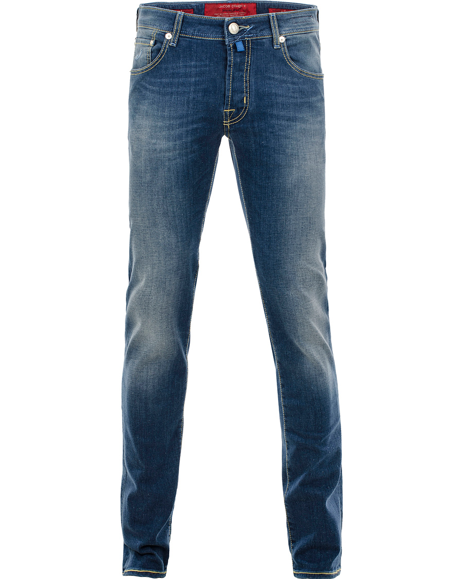 Homme | Jeans | Jacob Cohën | 622 Slim Jeans Light Blue/Light Blue Label