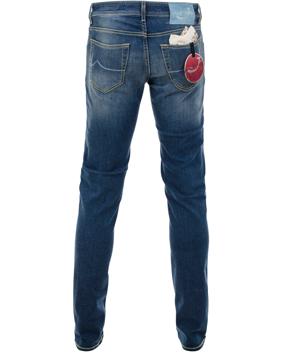 Homme | Jeans | Jacob Cohën | 622 Slim Jeans Light Blue/Light Blue Label