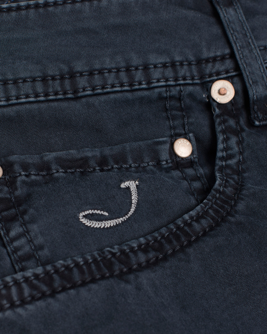Heren | Broeken | Jacob Cohën | 622 Slim 5-Pocket Trousers Old Blue