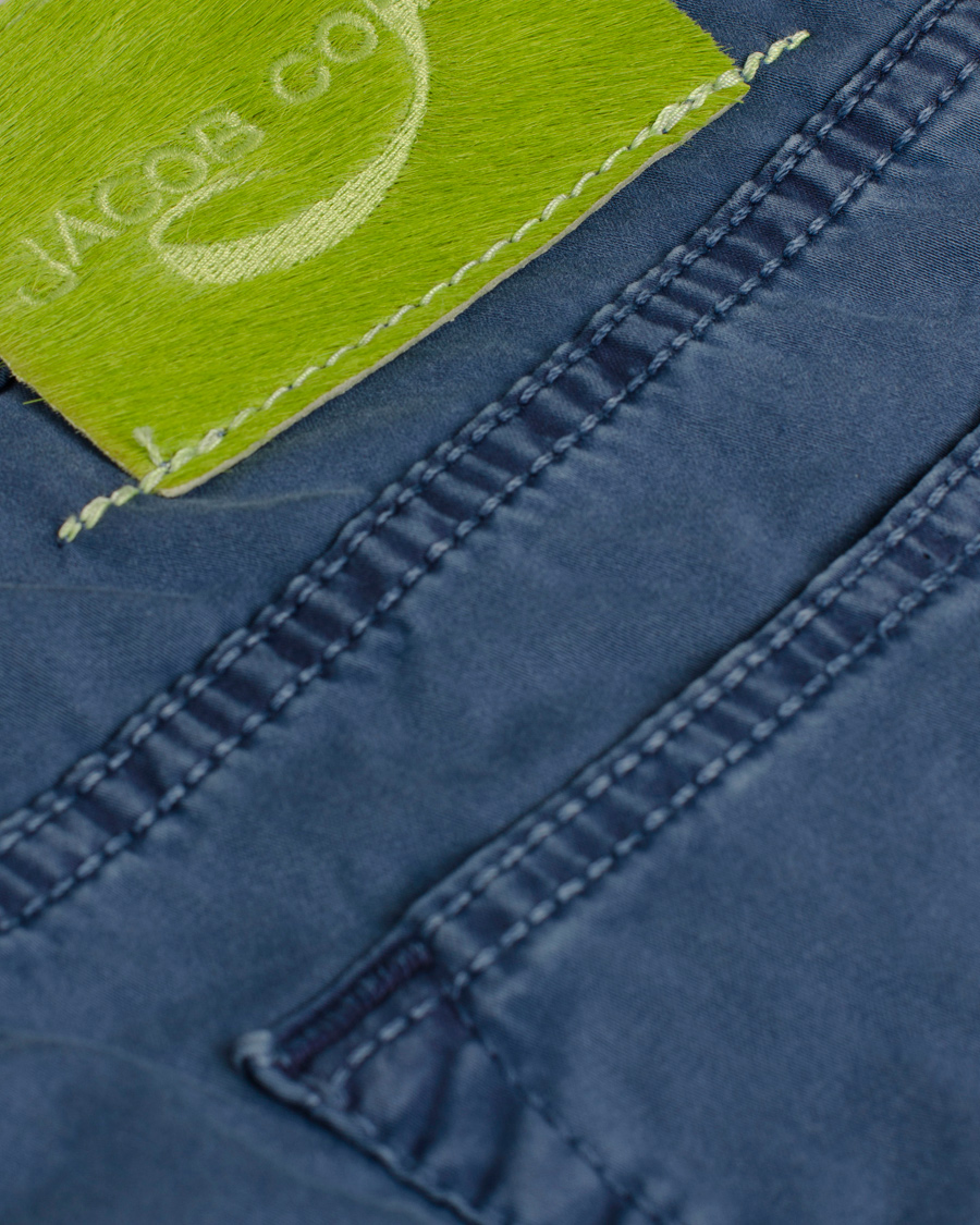 Homme | Pantalons | Jacob Cohën | 622 Slim 5-Pocket Trousers Blue