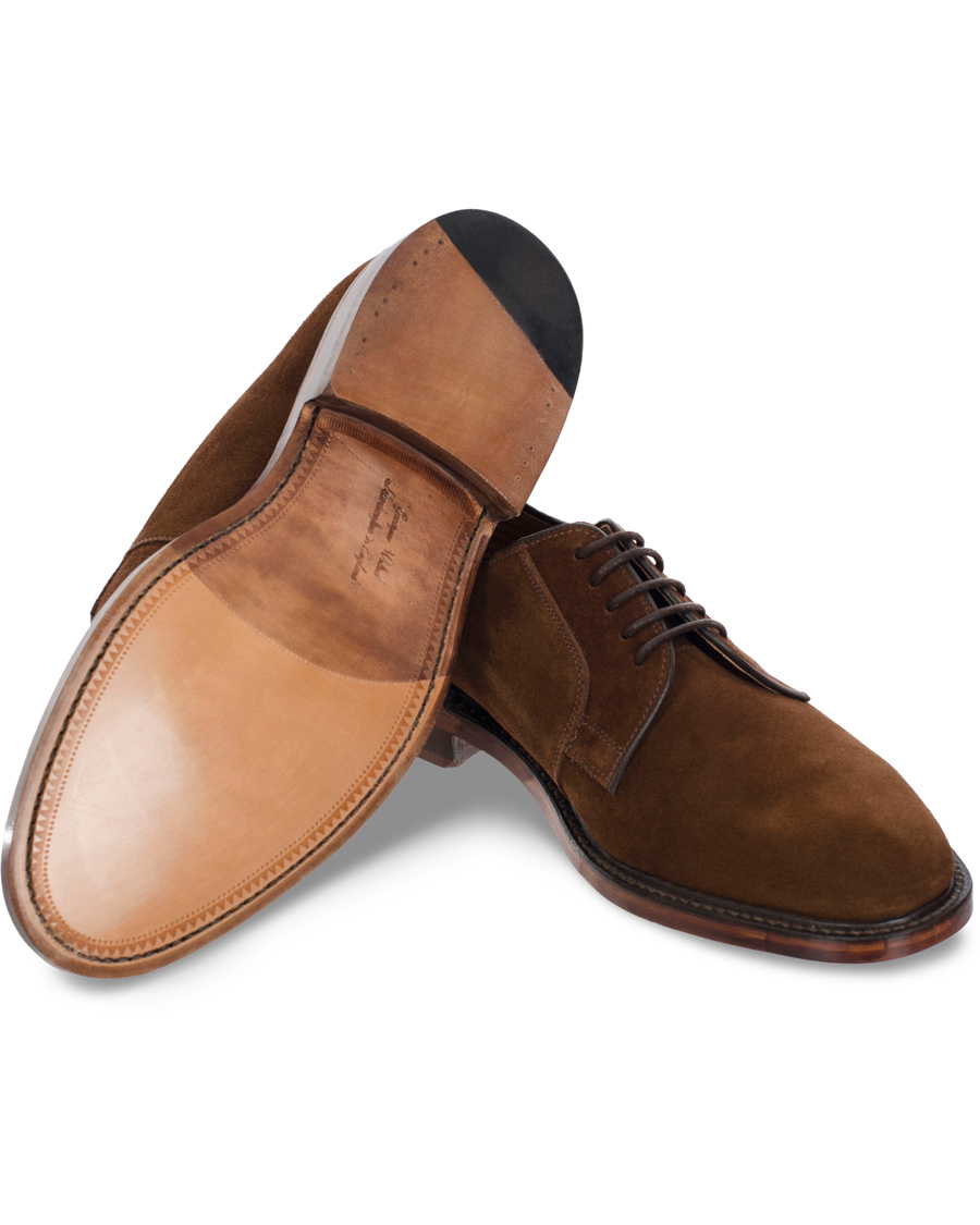 Heren | Loake 1880 Perth Derby Dark Brown Suede | Loake 1880 | Perth Derby Dark Brown Suede