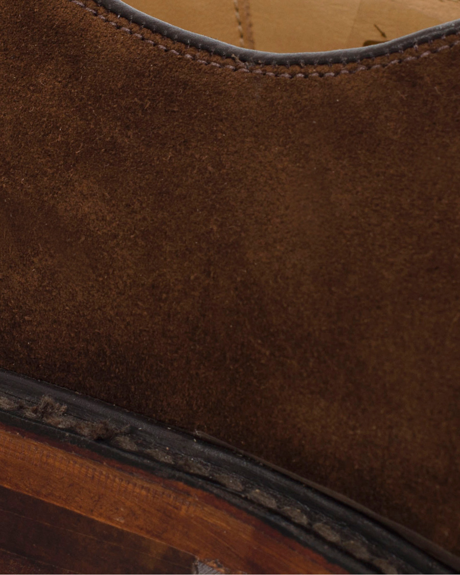 Heren | Loake 1880 Perth Derby Dark Brown Suede | Loake 1880 | Perth Derby Dark Brown Suede