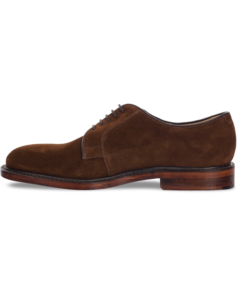 Heren | Loake 1880 Perth Derby Dark Brown Suede | Loake 1880 | Perth Derby Dark Brown Suede