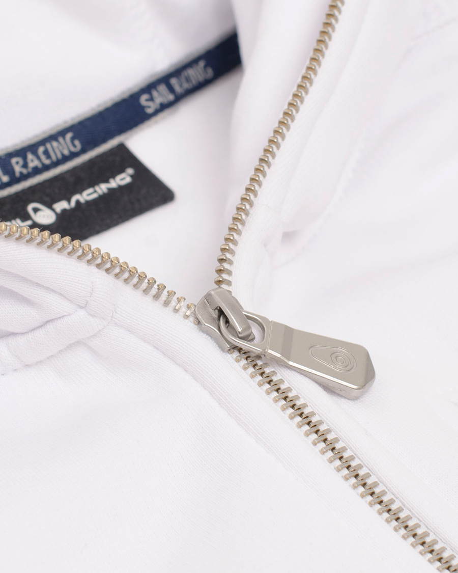 Homme | Pulls Et Tricots | Sail Racing | Zip Hood Sweatshirt White