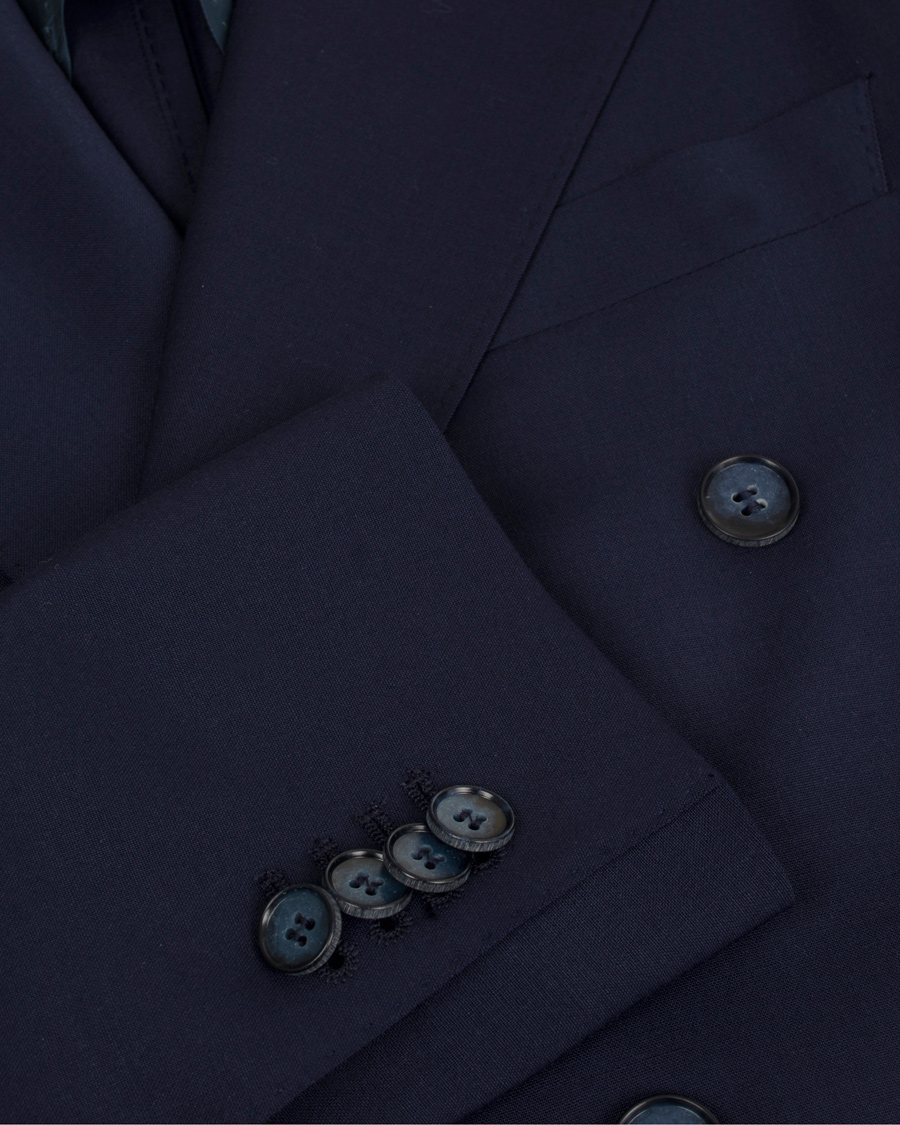 Heren | Blazers | Oscar Jacobson | Erik Double Breasted Blazer Napoli Blue