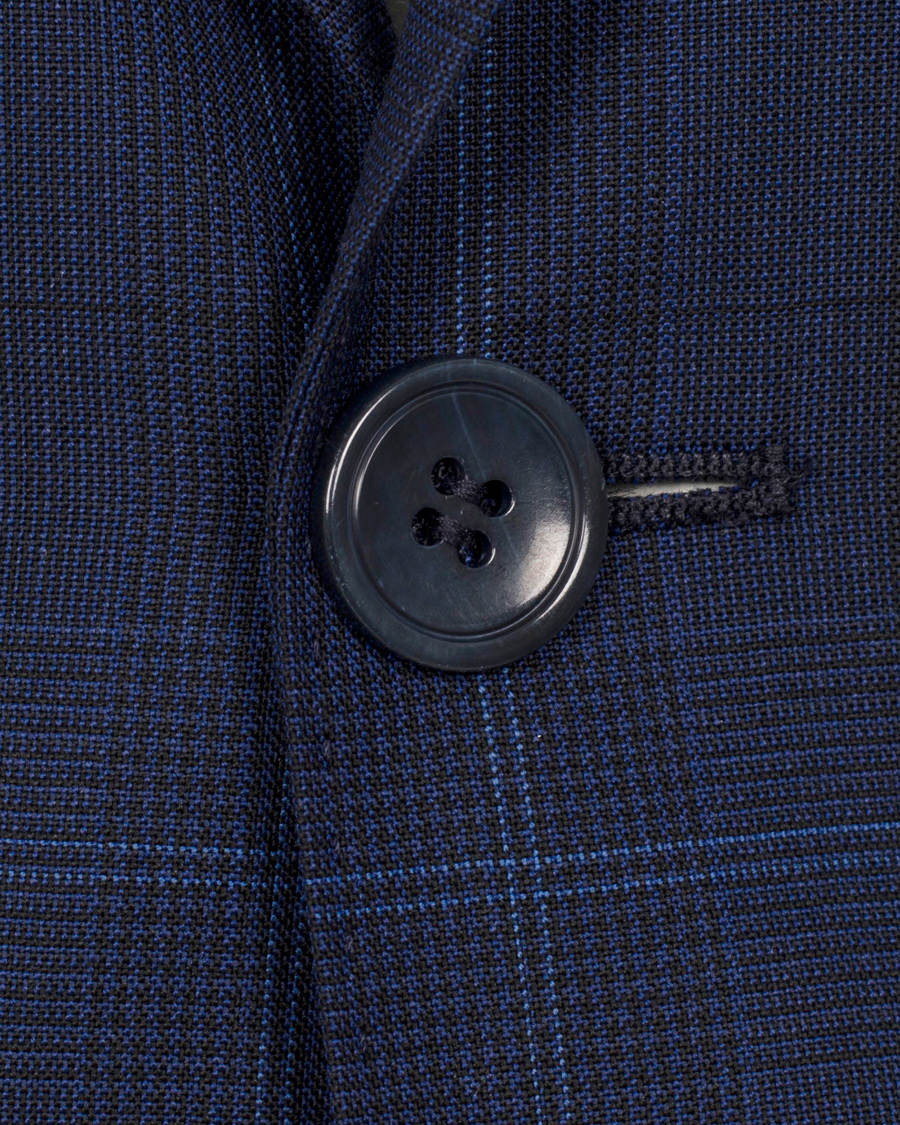 Homme | Costumes | Oscar Jacobson | Edmund Window Pane Reda Suit Dark Blue
