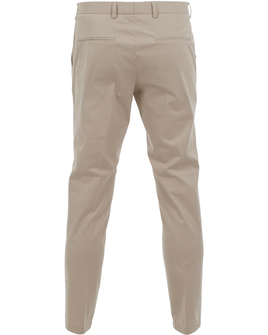Heren | Broeken | Oscar Jacobson | Denzel Stretch Cotton Trousers Beige 52