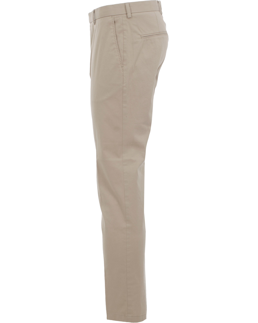 Heren | Broeken | Oscar Jacobson | Denzel Stretch Cotton Trousers Beige 52