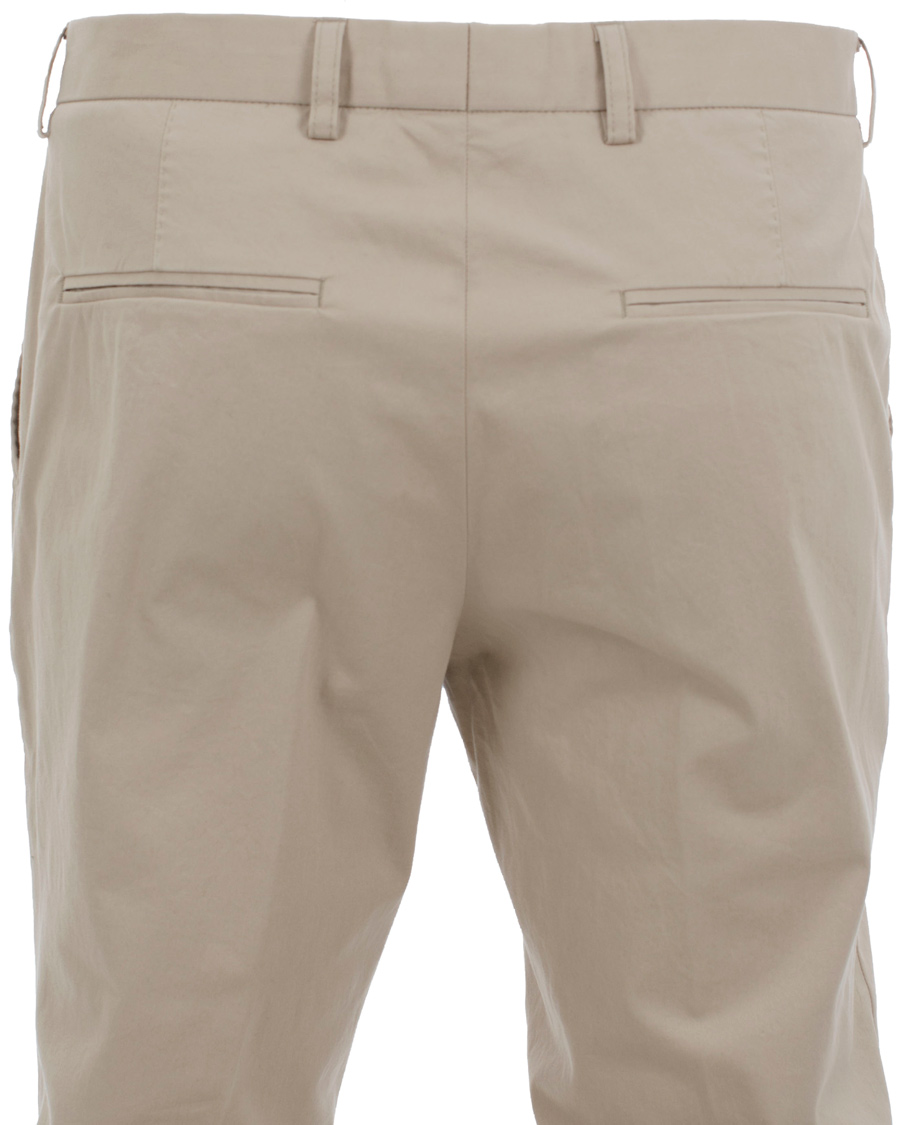 Heren | Broeken | Oscar Jacobson | Denzel Stretch Cotton Trousers Beige 52