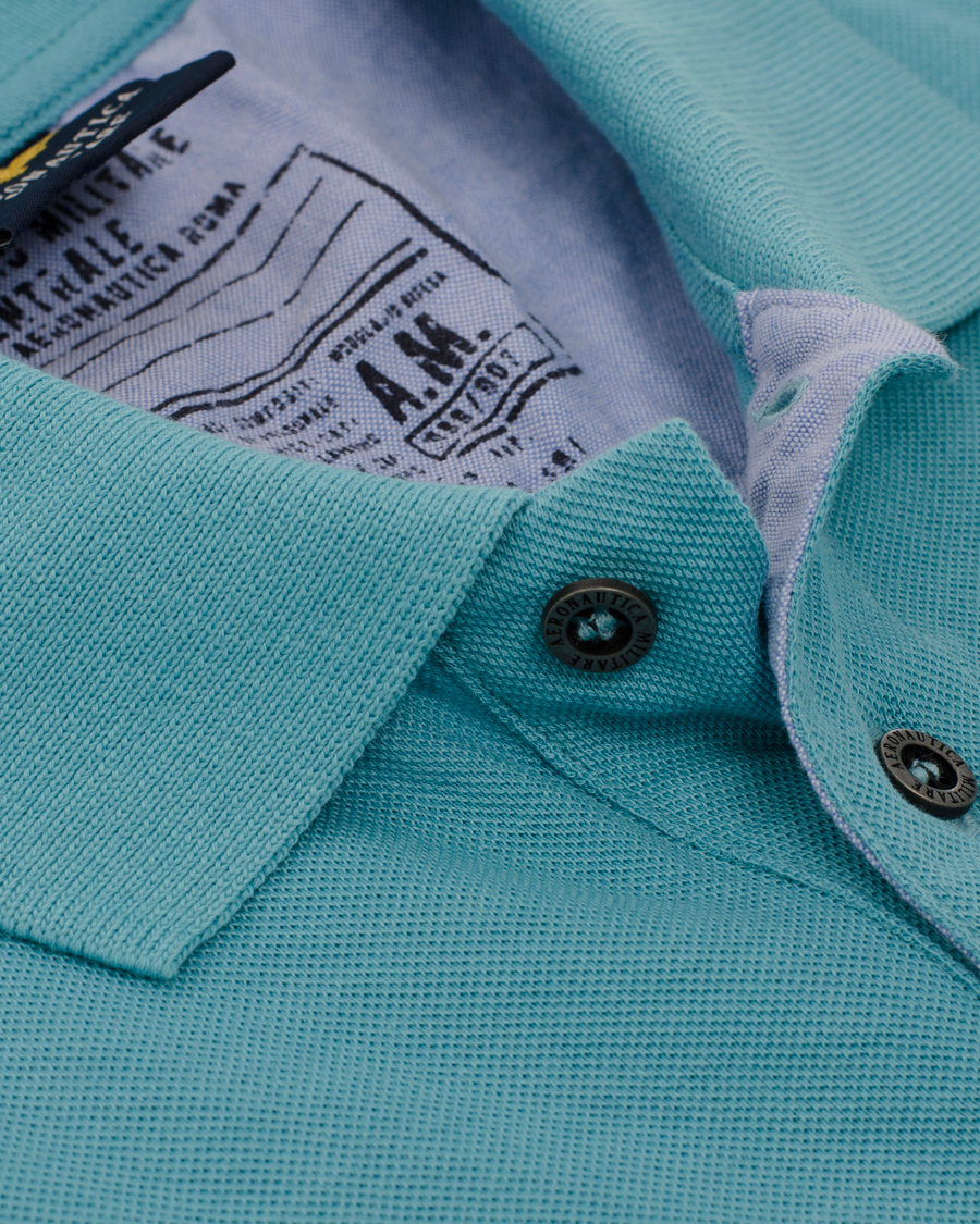 Homme | Polos | Aeronautica Militare | PO867 Polo Turquoise