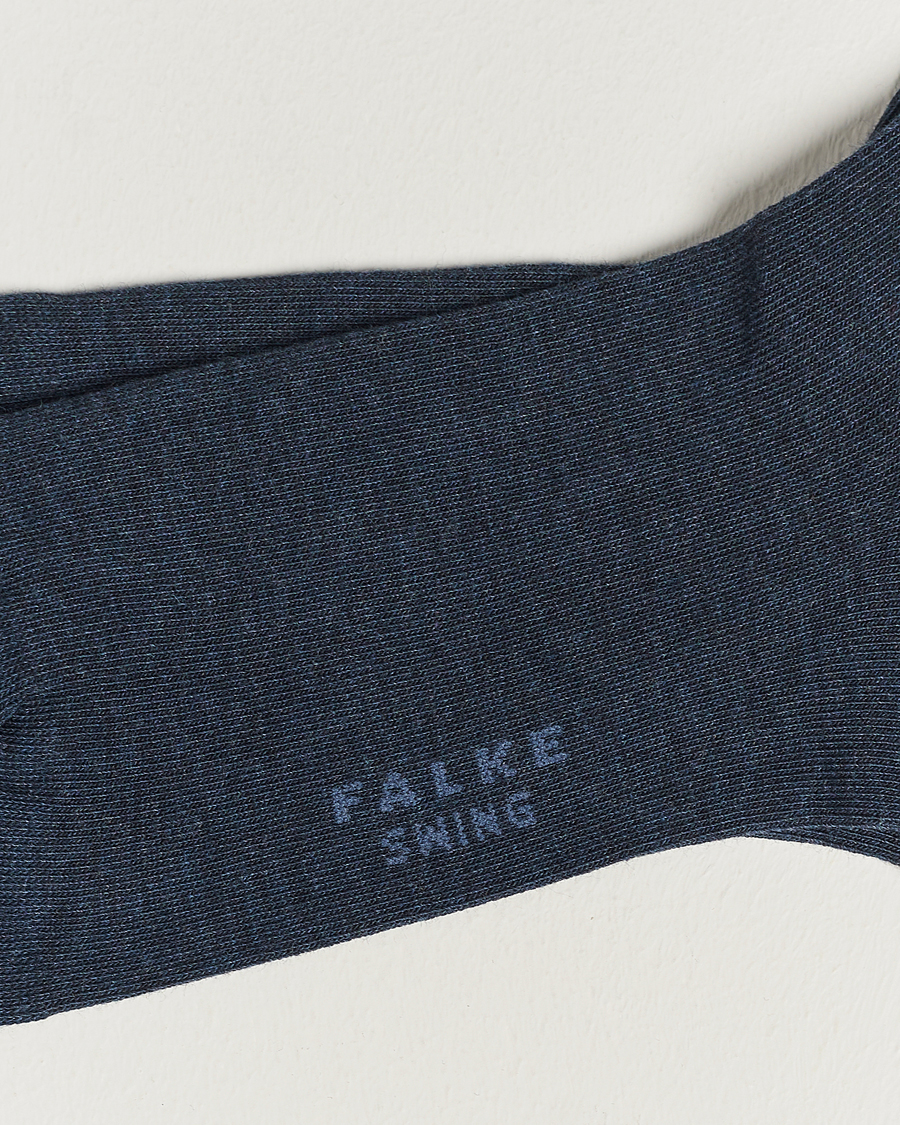 Heren | Ondergoed | Falke | Swing 2-Pack Socks Blue Melange