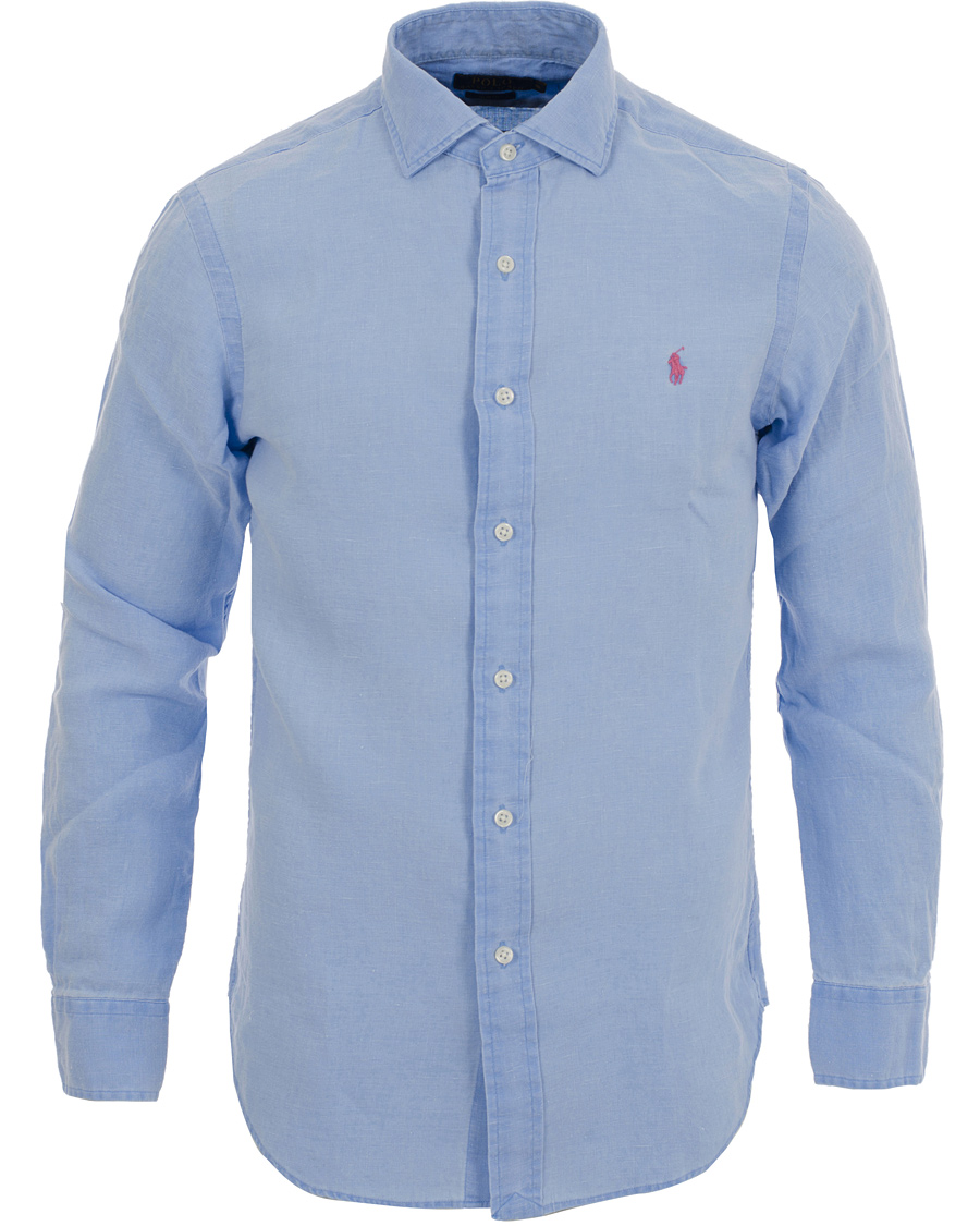 Homme | Chemises | Polo Ralph Lauren | Slim Fit Estate Linen Shirt Blue