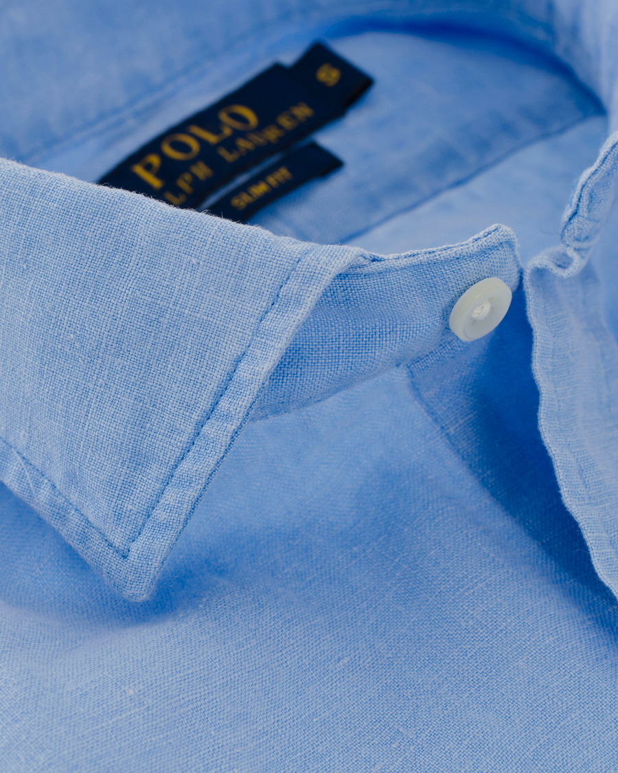 Homme | Chemises | Polo Ralph Lauren | Slim Fit Estate Linen Shirt Blue
