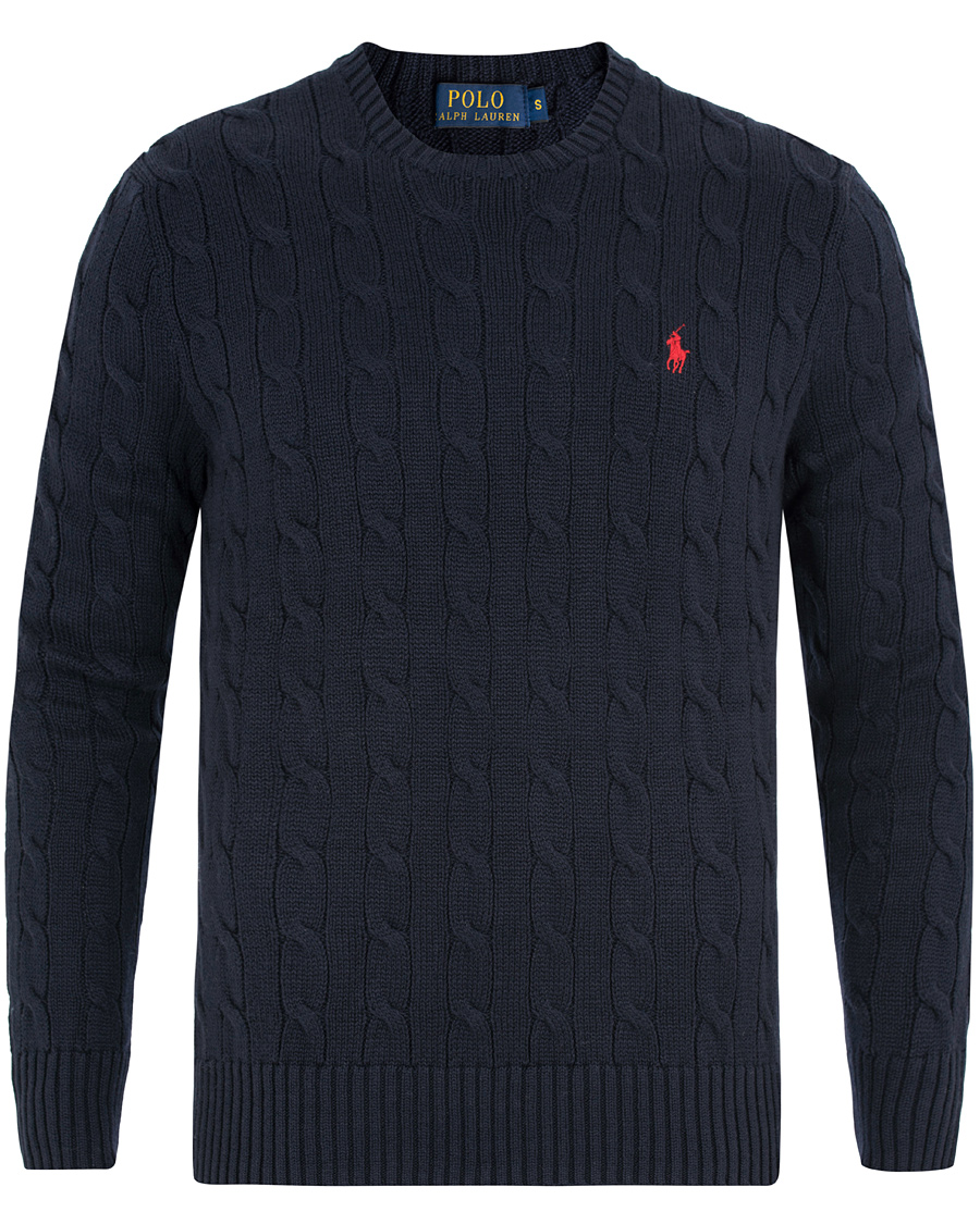 Heren | Truien | Polo Ralph Lauren | Cotton Cable Crew Neck Hunter Navy