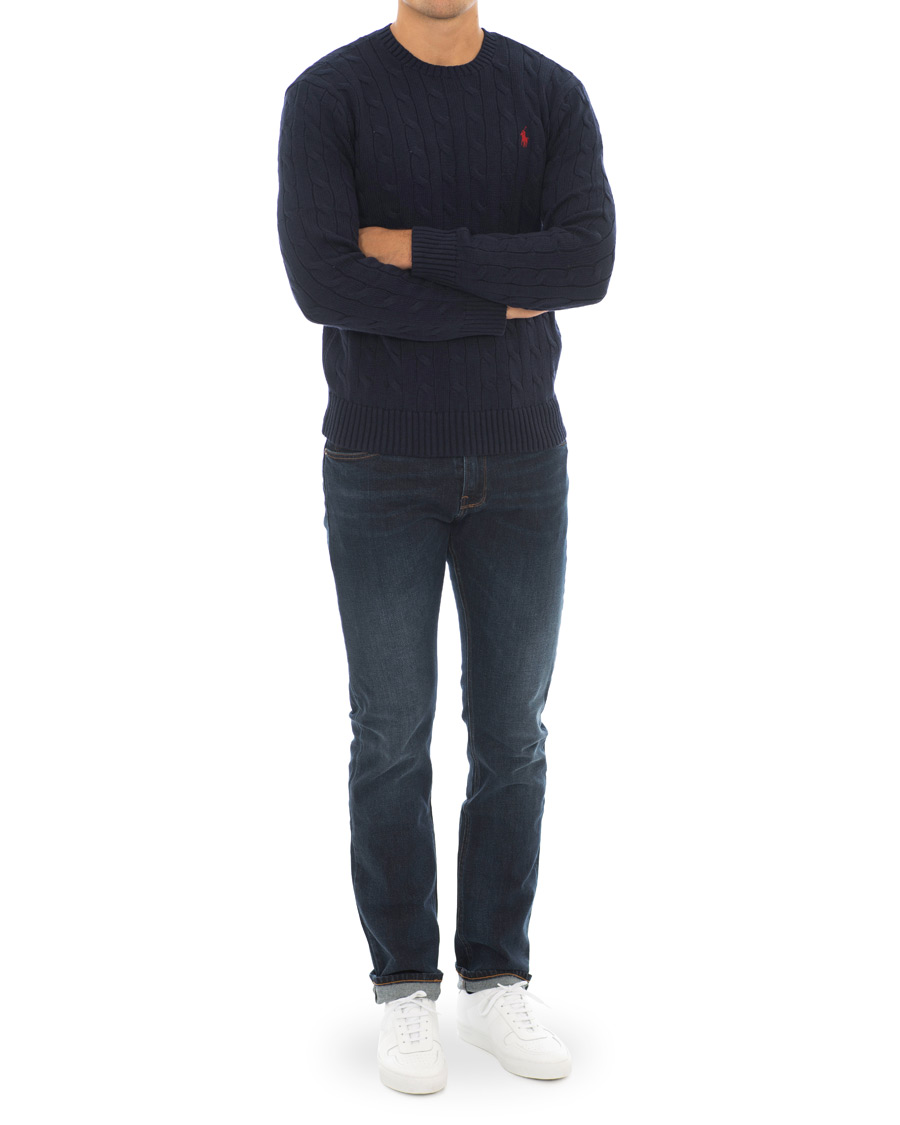 Heren | Truien | Polo Ralph Lauren | Cotton Cable Crew Neck Hunter Navy