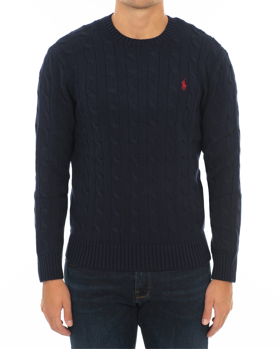 Heren | Truien | Polo Ralph Lauren | Cotton Cable Crew Neck Hunter Navy