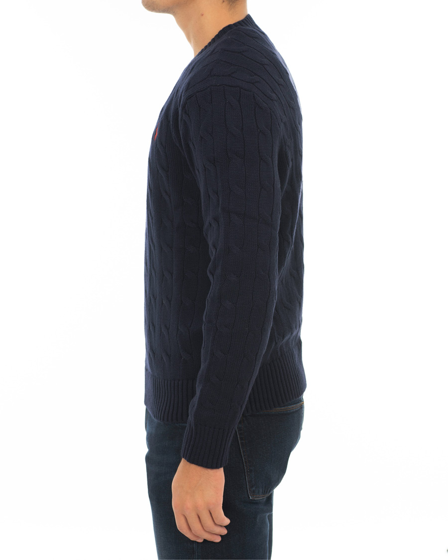 Heren | Truien | Polo Ralph Lauren | Cotton Cable Crew Neck Hunter Navy