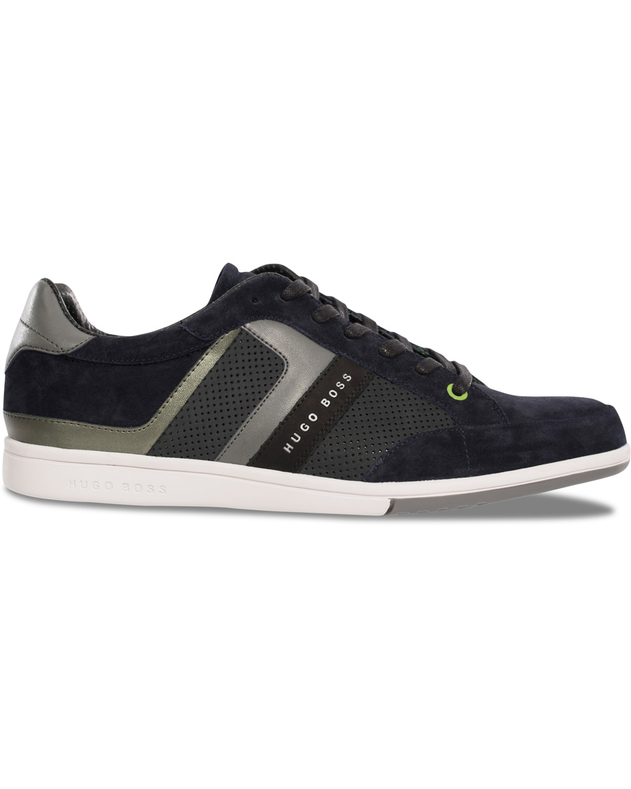 Homme | BOSS Athleisure Eldorado Suede Sneaker Navy | BOSS GREEN | BOSS Athleisure Eldorado Suede Sneaker Navy