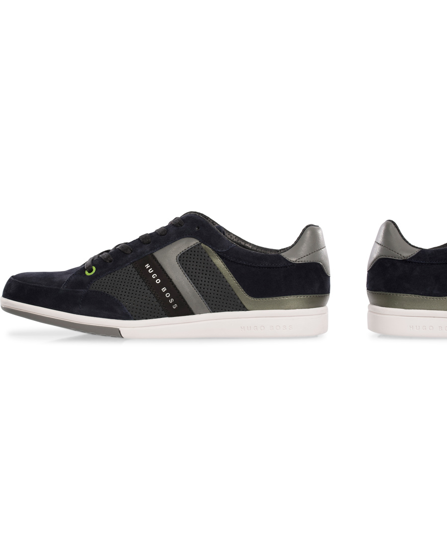 Homme | BOSS Athleisure Eldorado Suede Sneaker Navy | BOSS GREEN | BOSS Athleisure Eldorado Suede Sneaker Navy
